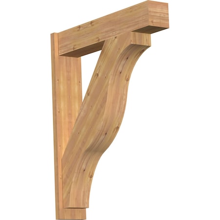 Ekena Millwork Funston Block Smooth Outlooker, Western Red Cedar, 7 1/2"W x 36"D x 44"H OUT08X36X44FST05SWR